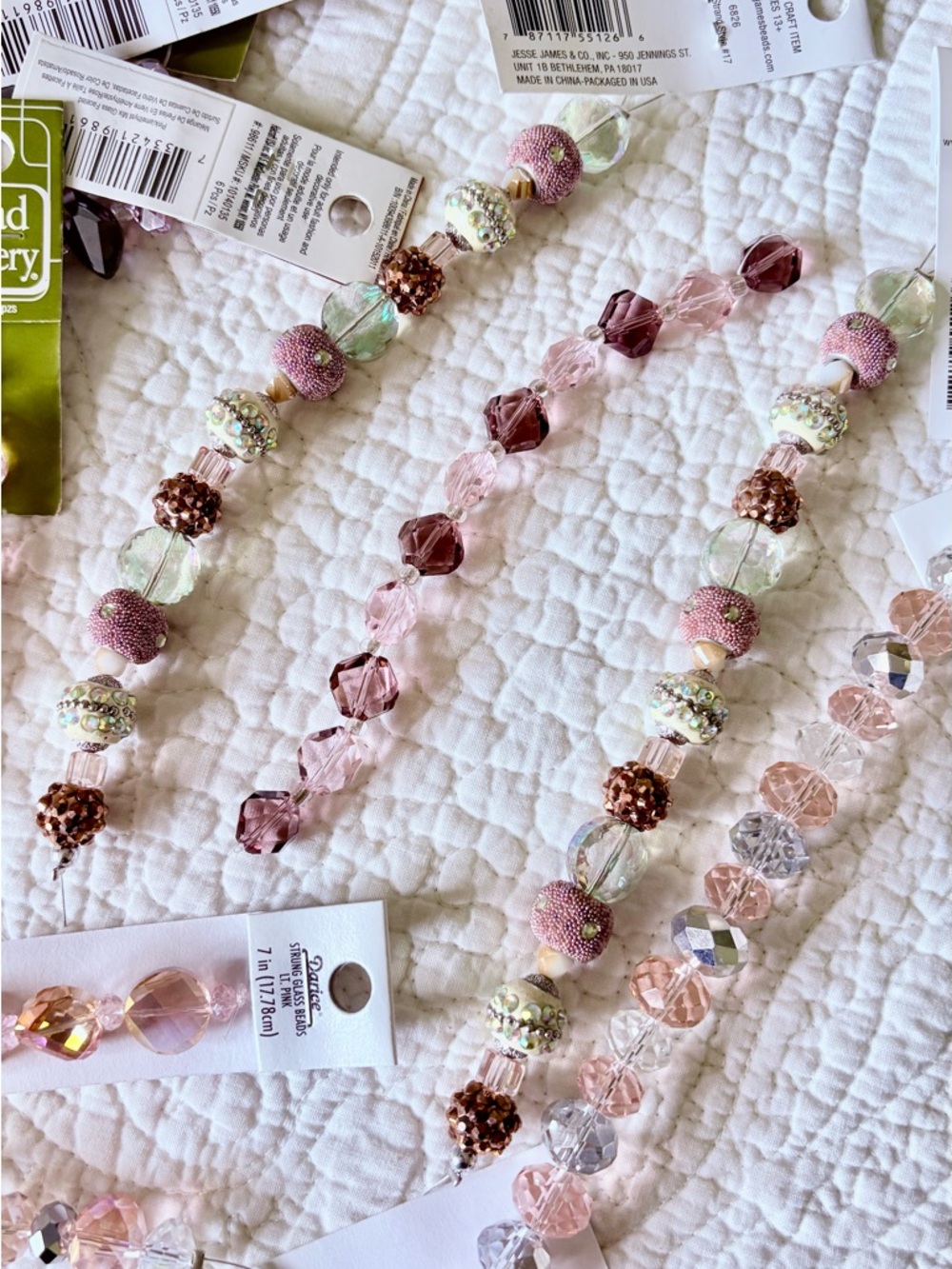 Pink Glass Beads for Jewelry Making❣️ - Picture 2 of 5